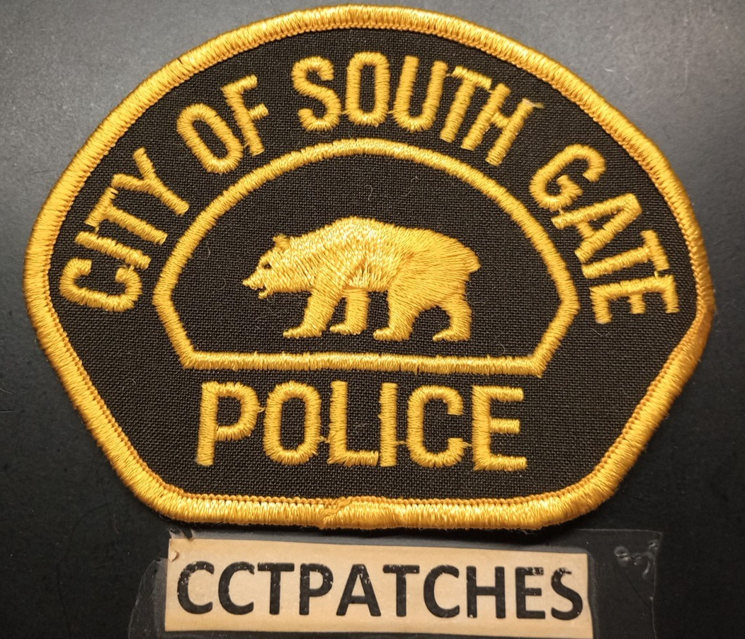 CITY OF SOUTH GATE, CALIFORNIA POLICE SHOULDER PATCH CA