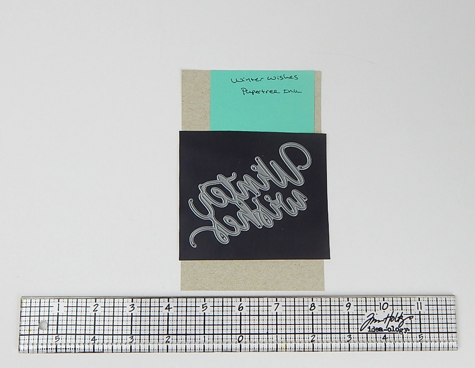 CRAFTERS! Papertrey Ink WINTER WISHES Steel Cut Die