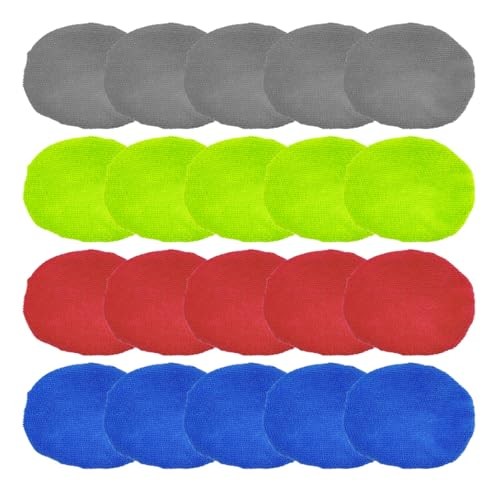 20PCS Microfiber Cloths for Car Windshield Cleaning Tool, Replaced Glass Square
