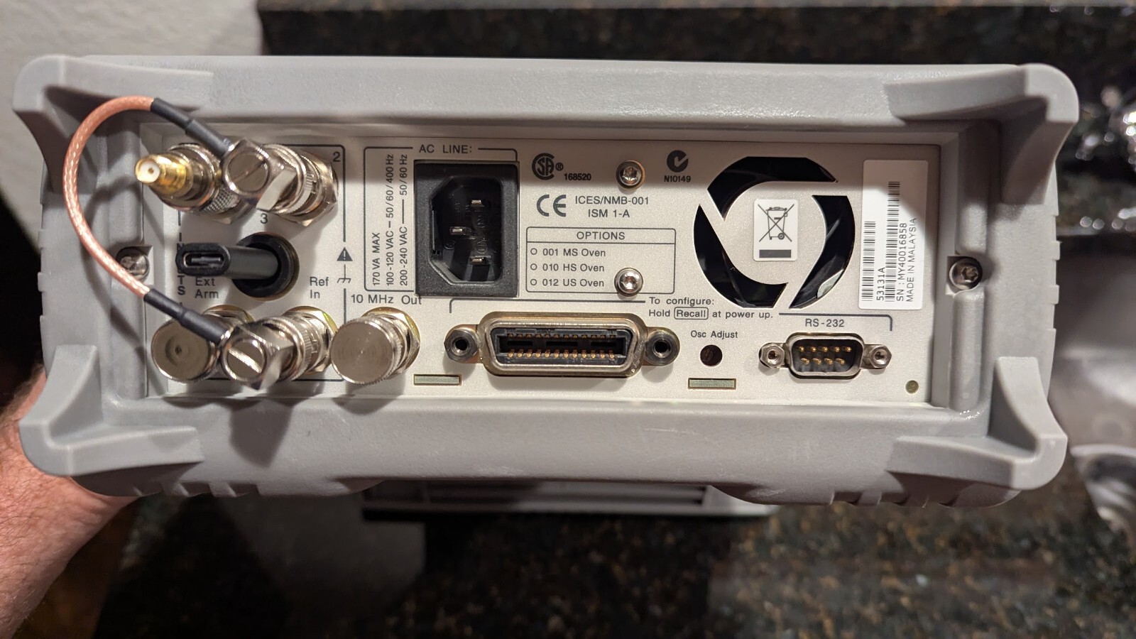 Agilent 53131A + GPSDO Upgrade ⚛️