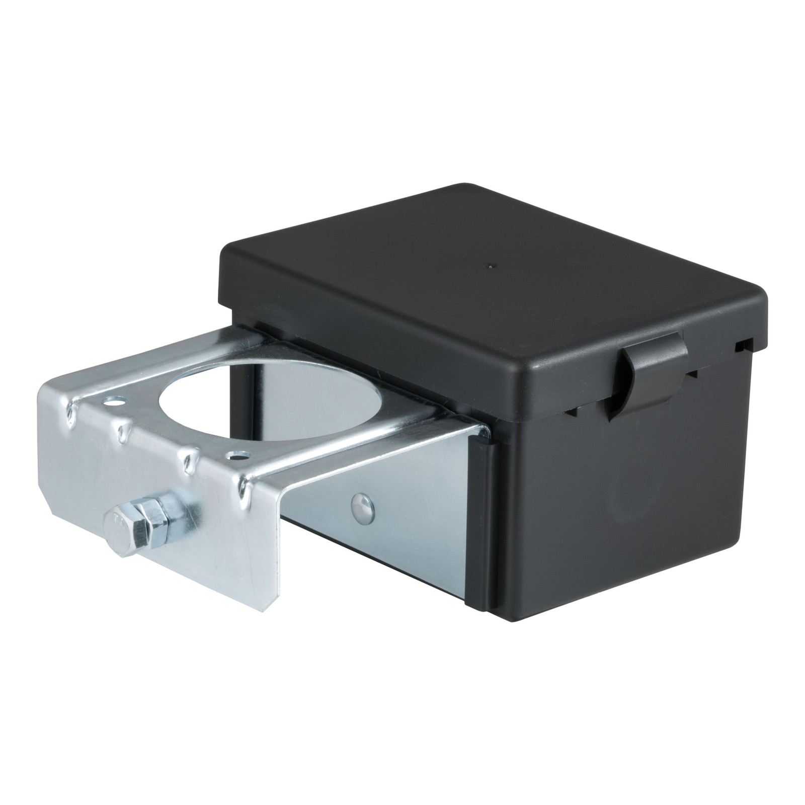 Curt-5" x 3-1/4" x 3-7/8" Lockable Breakaway Battery Case with Metal Bracket