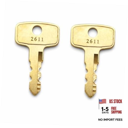 2-Pack 2629 Replacement Keys - Compatible with 1970s Yamaha YAMAHA 2629