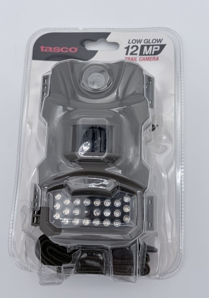 Tasco 12MP Low Glow Trail Camera 720p Video 70ft IR Flash 119274CW New