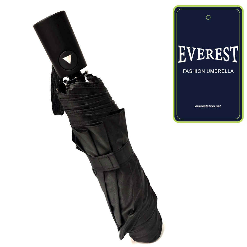 Windproof Black Color Fashion Automatic Short Umbrella For Men ( Model # 5 )