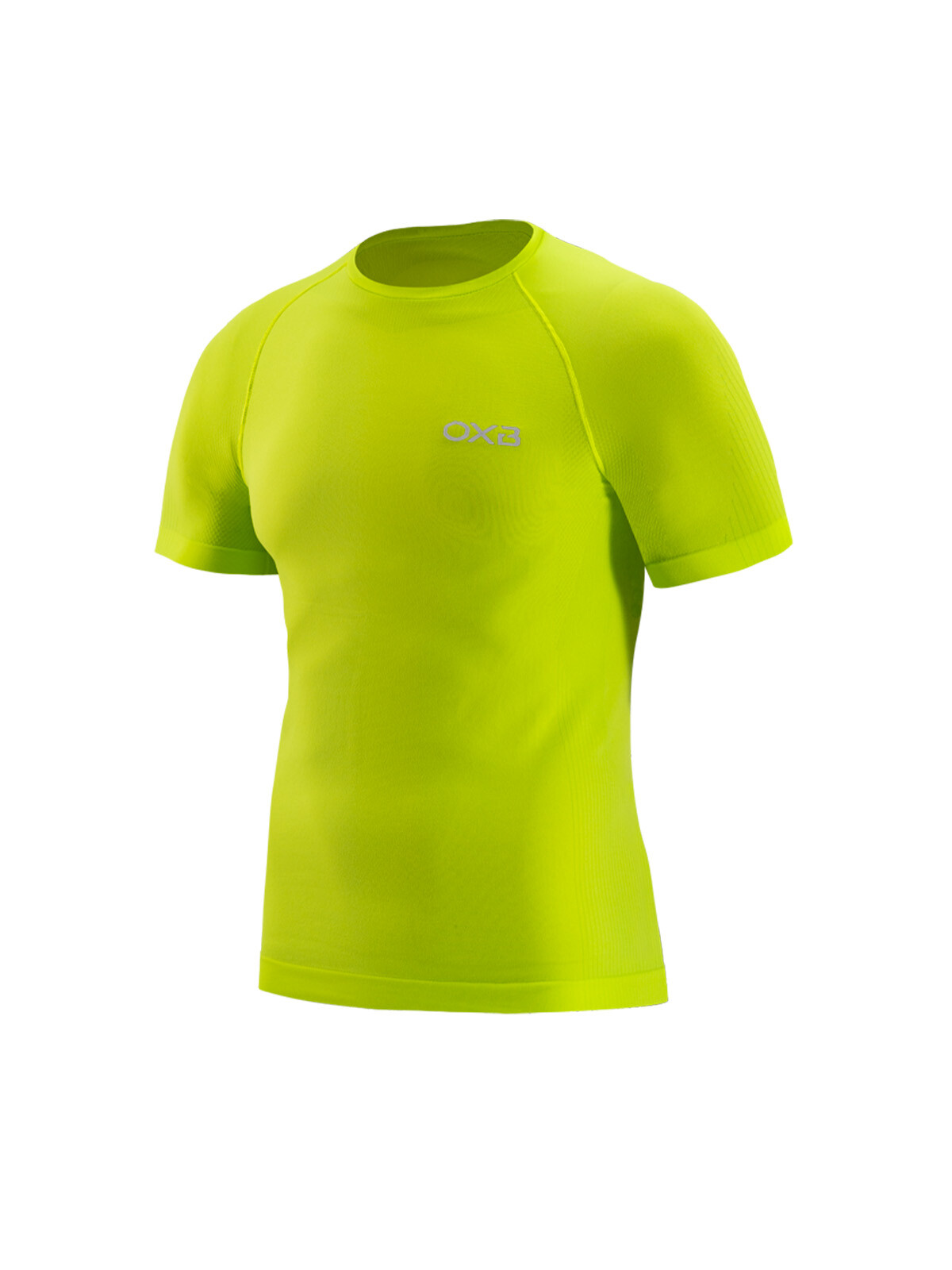 OXYBURN men's technical jersey multisport bacteriostatic LEVEL YELLOW