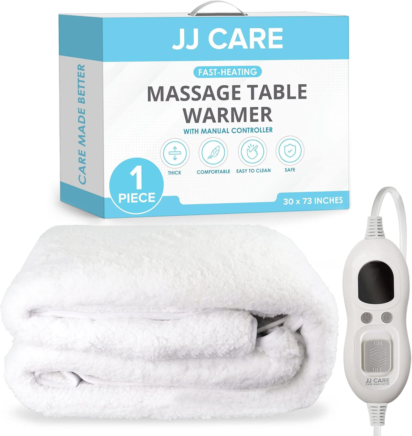 Massage Table Warmer 30"X73", Manual 3 Heat Control Massage Bed Warmer Fleece Pa