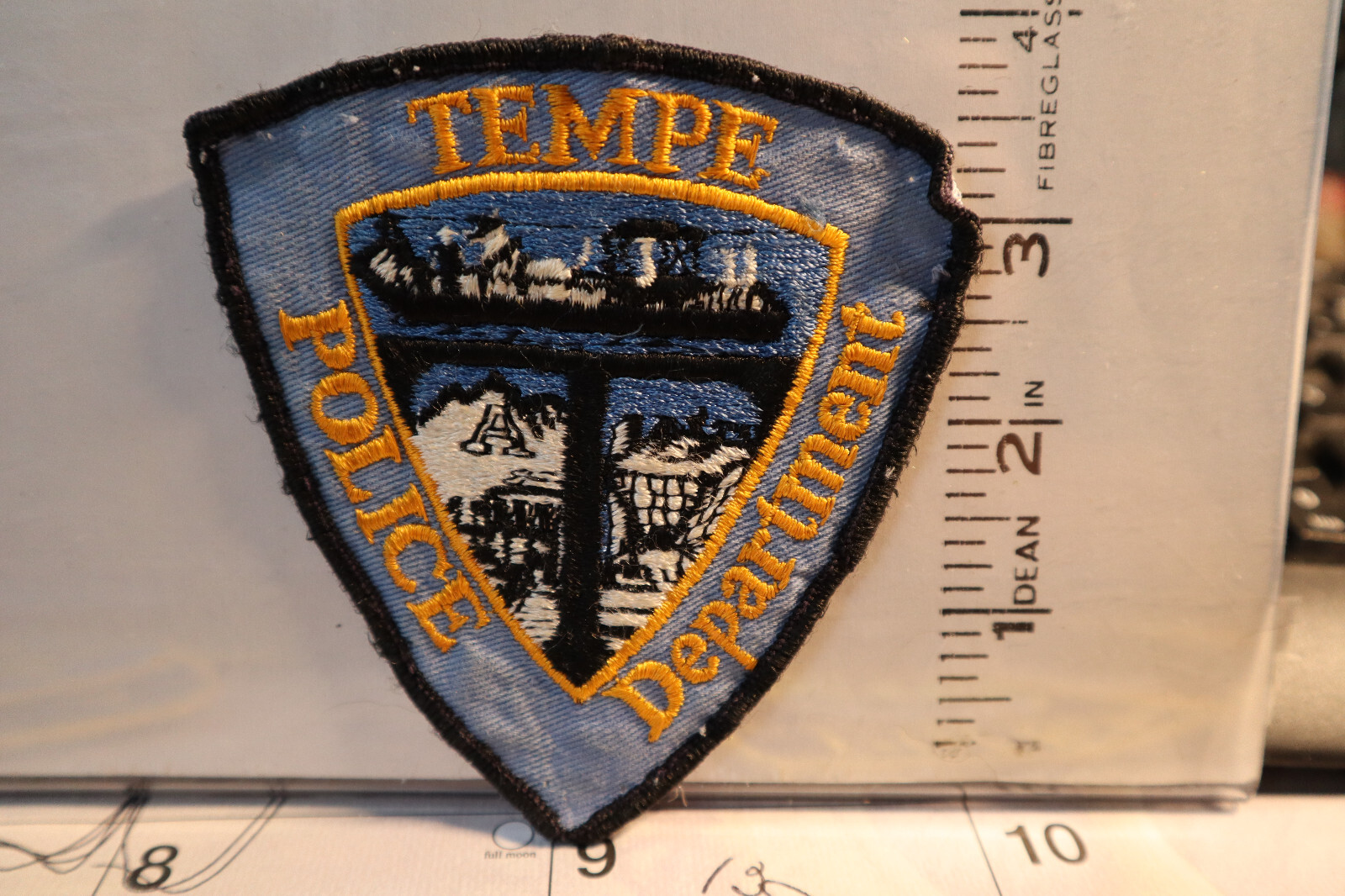 police patch   TEMPE POLICE ARIZONA