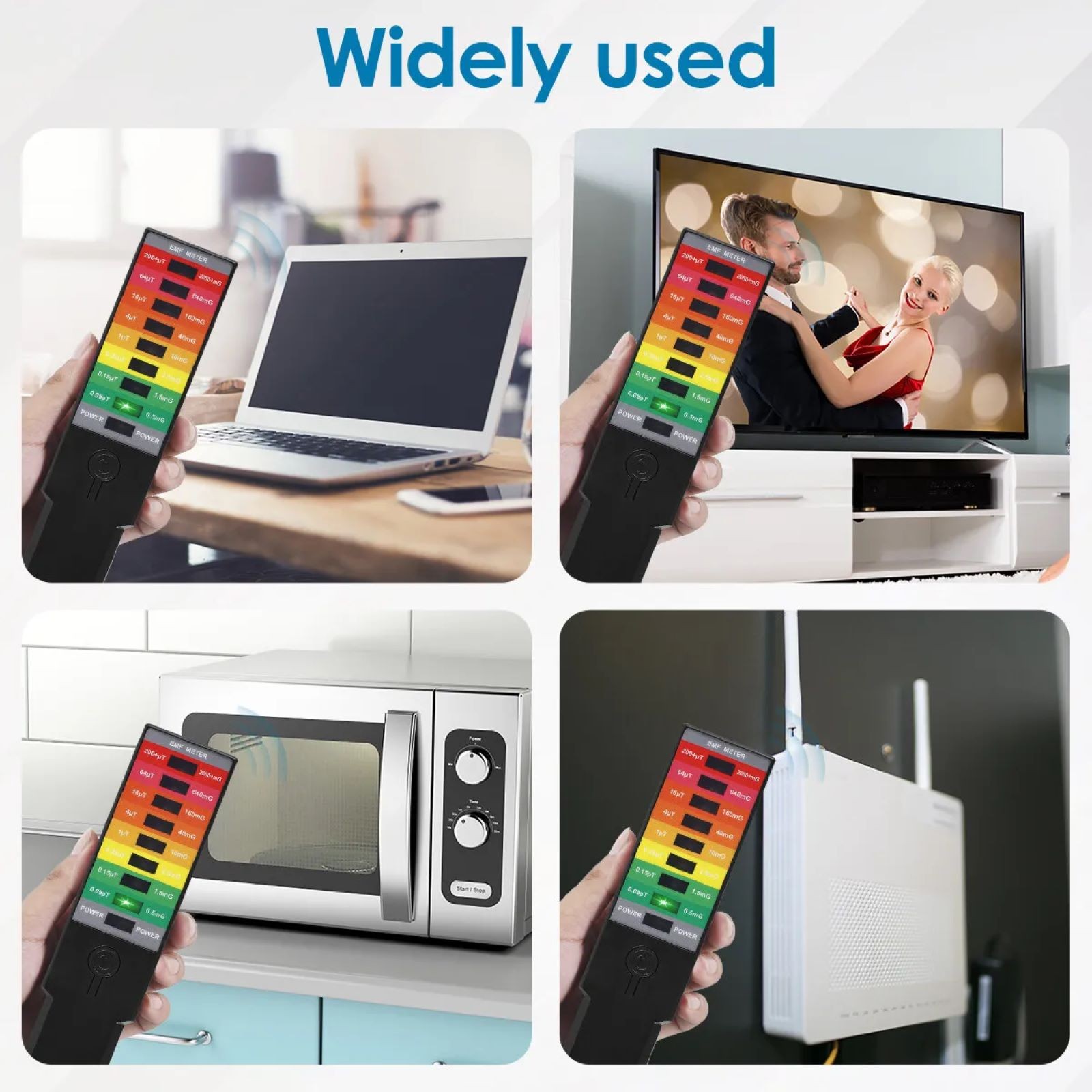 Handheld Electromagnetic Field Detector Radiation EMF Meter Tester Tool