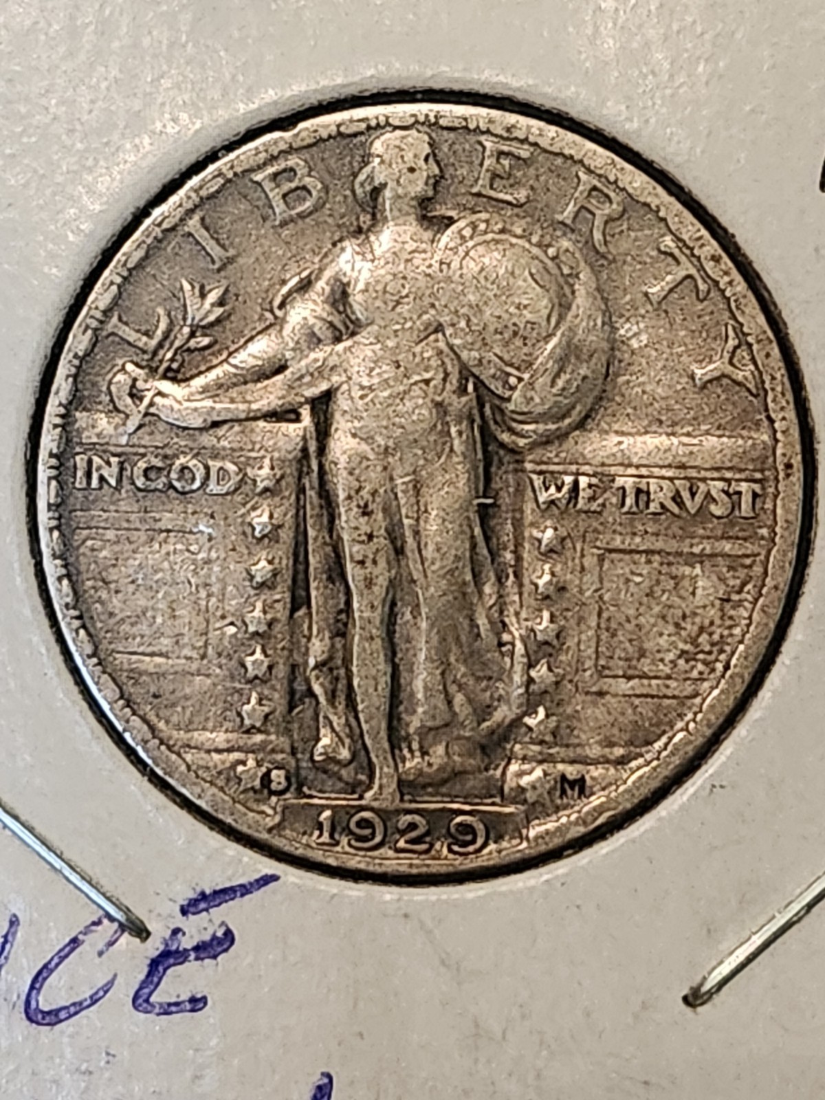 1929s Standing Liberty Quarter In Fine+