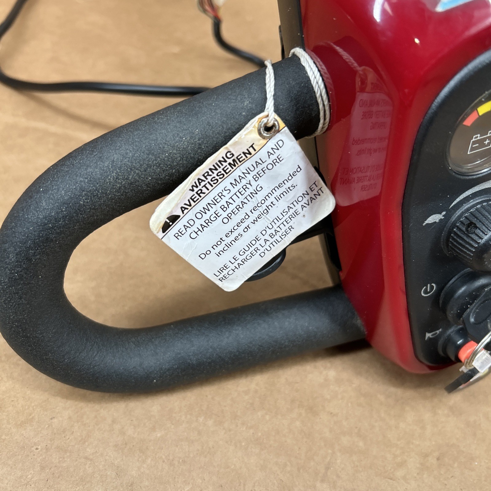 Golden Mobility Scooter BuzzAround LT Mod# WTBL Tiller Dash Board Speed Control