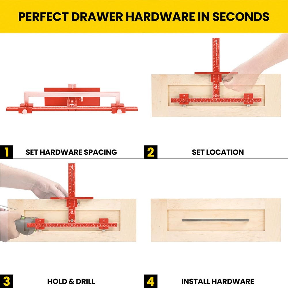 Big Horn 19607 Adjustable Cabinet Hardware Jig
