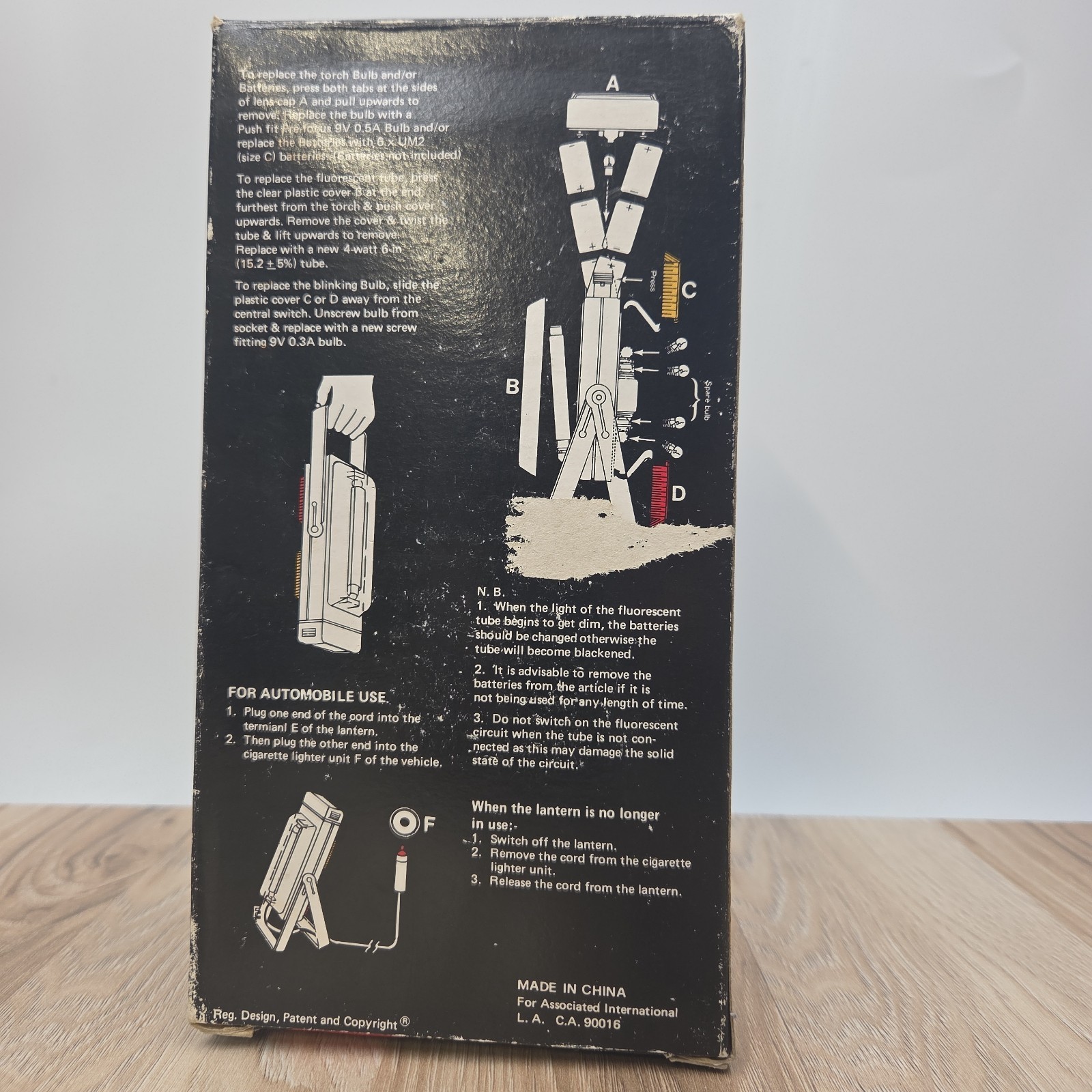 Vintage Cobra seven function lantern used for emergencies (B31)