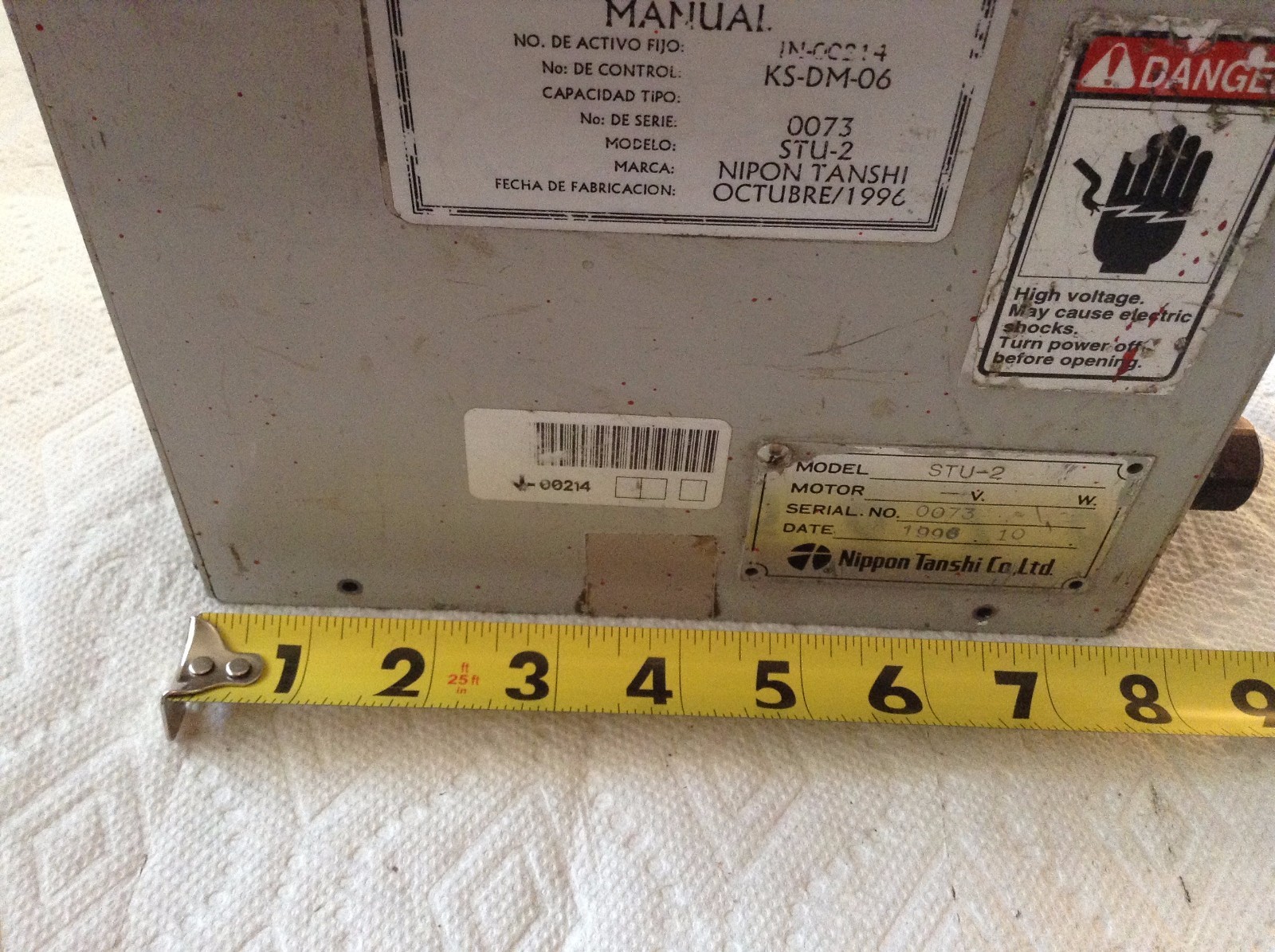 Nippon Tanshi Co. STU-2 wire stripper Controller