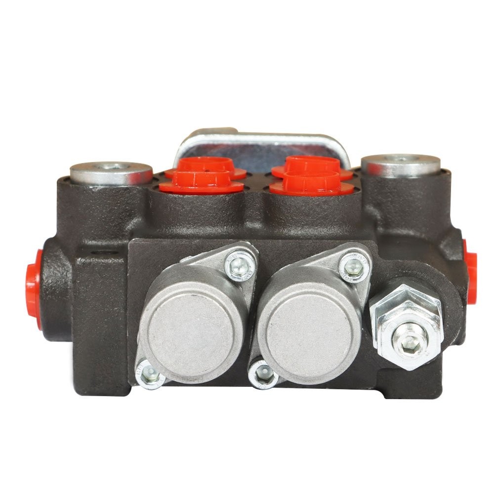 2Spool Hydraulic Joystick Control Valve 11 gpm Directional Double Control Valve