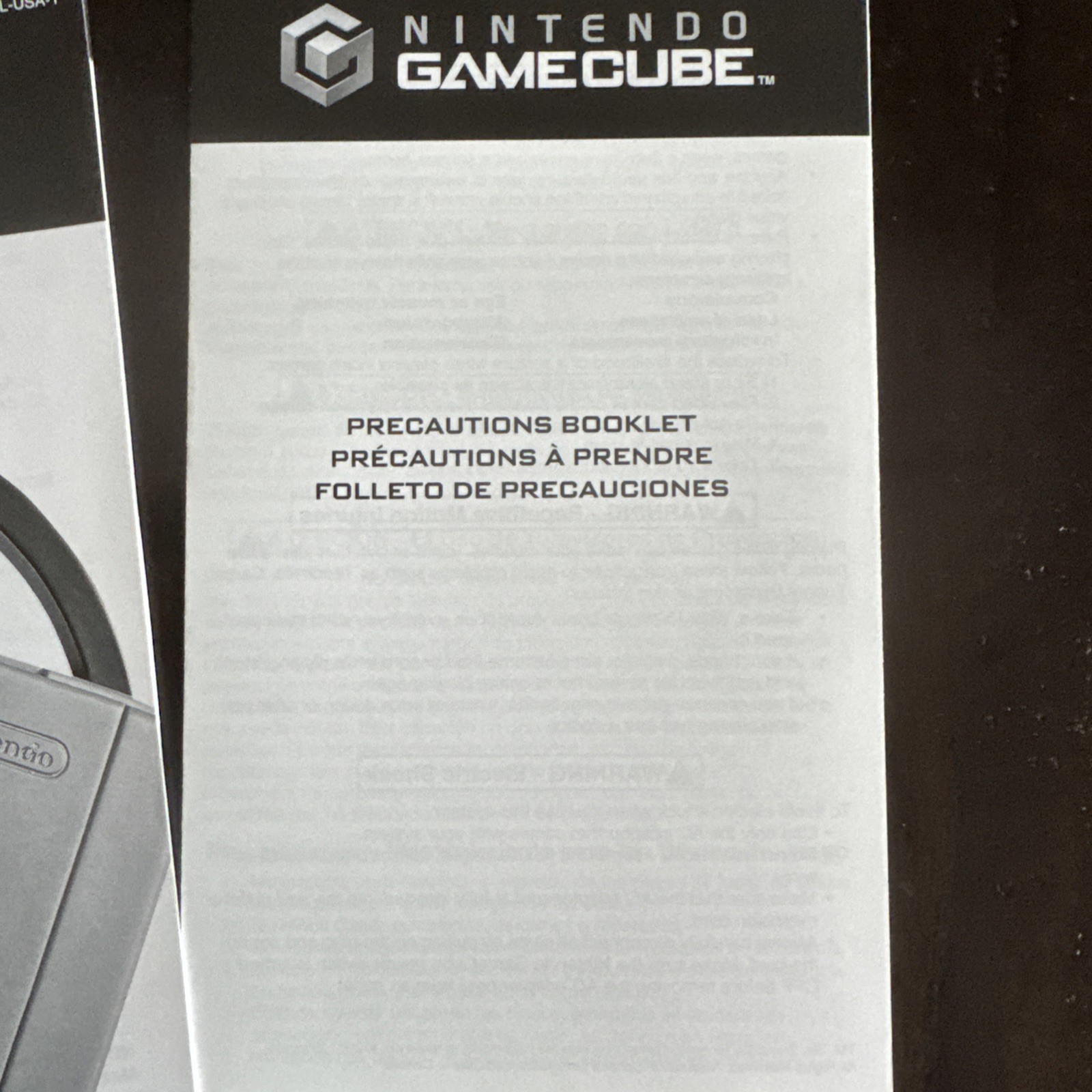 Gamecube System Manuals