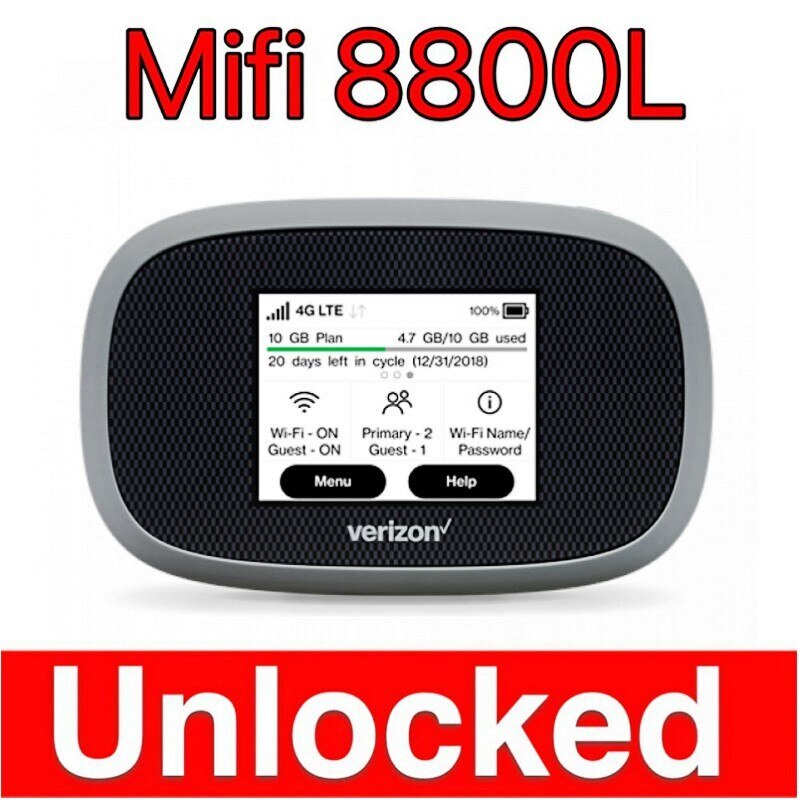Verizon Inseego 8800L 4G Wifi Modem Wireless Hotspot Touch Display Mobile Router