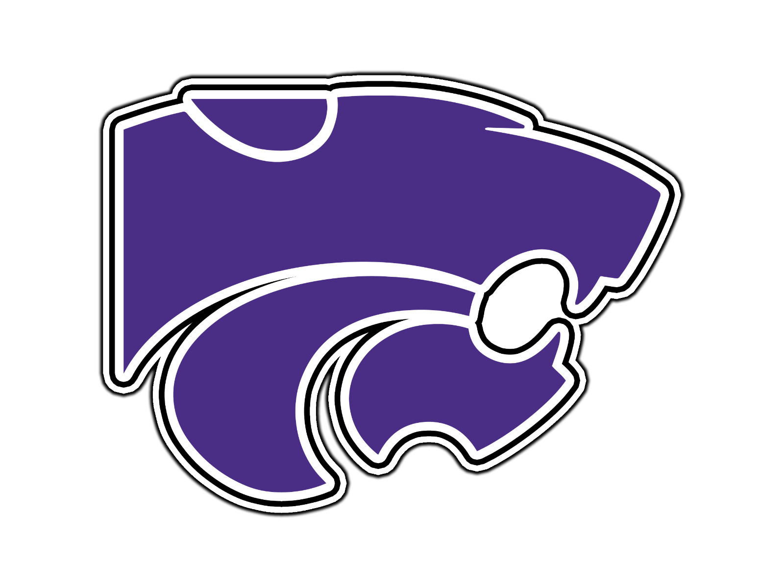 Kansas State Wildcats Mascot Logo #1 College Sticker Waterproof Vinyl Decal Car