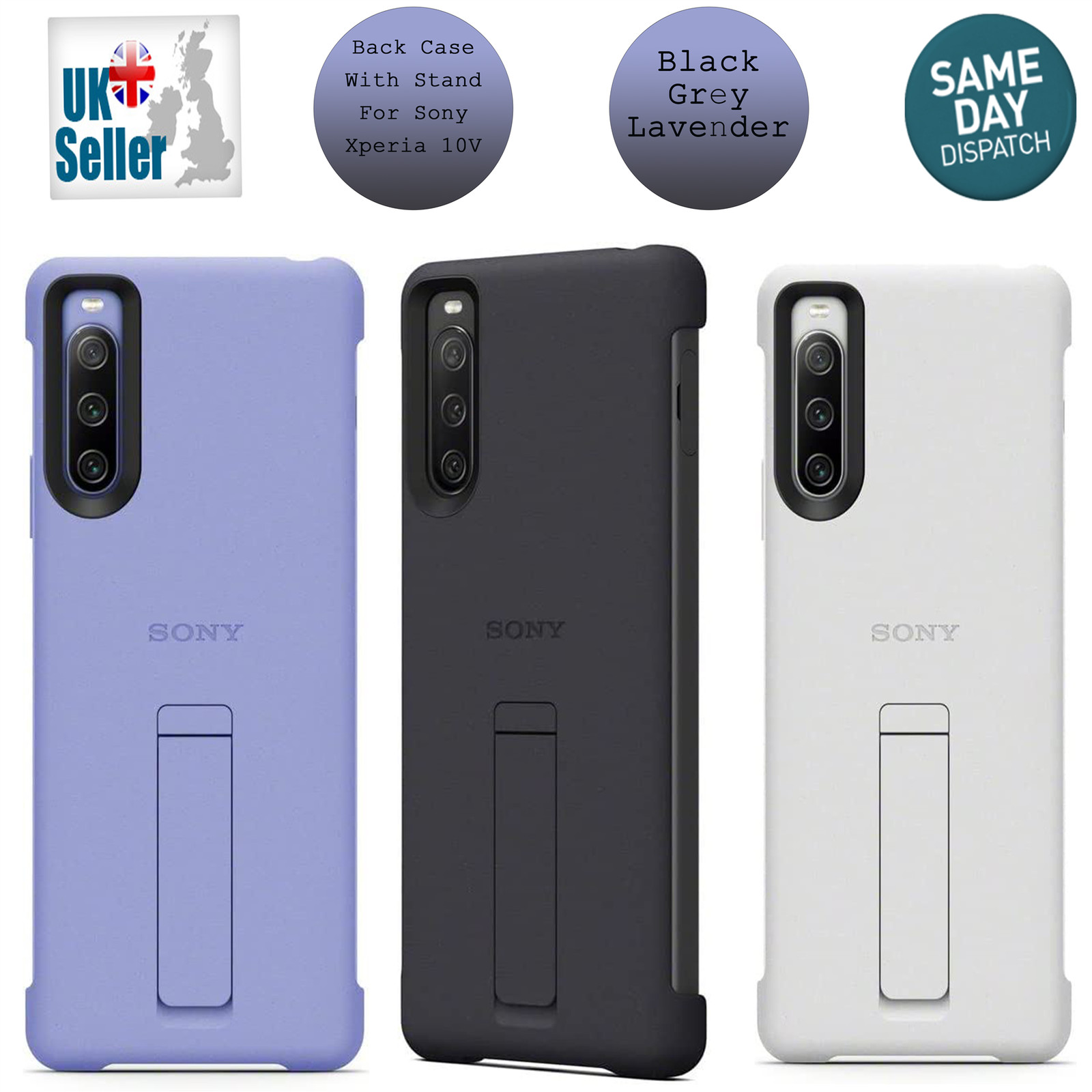 Genuine Sony Back Case Equipped with Stand for Xperia 10 IV New