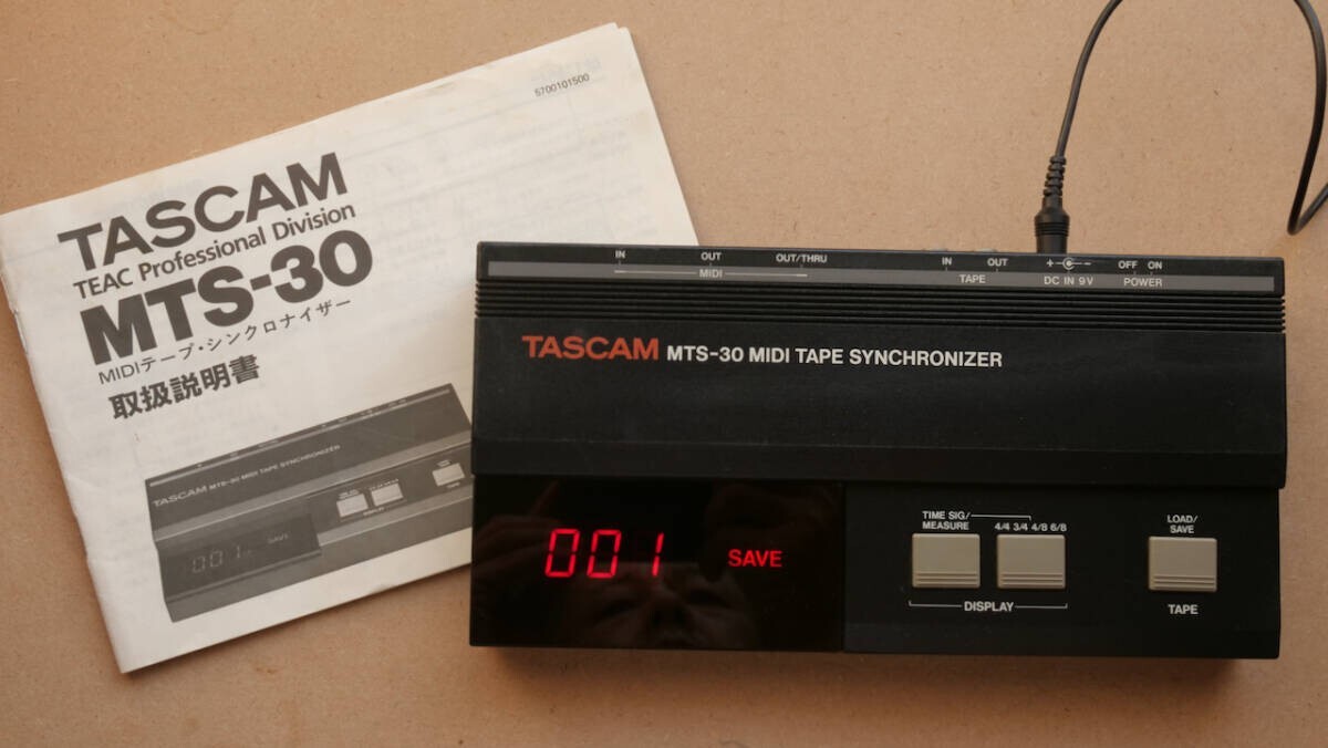 Tascam MTS-30 MIDI Tape Synchronizer Vintage Pro Audio Equipment Good with  BOX
