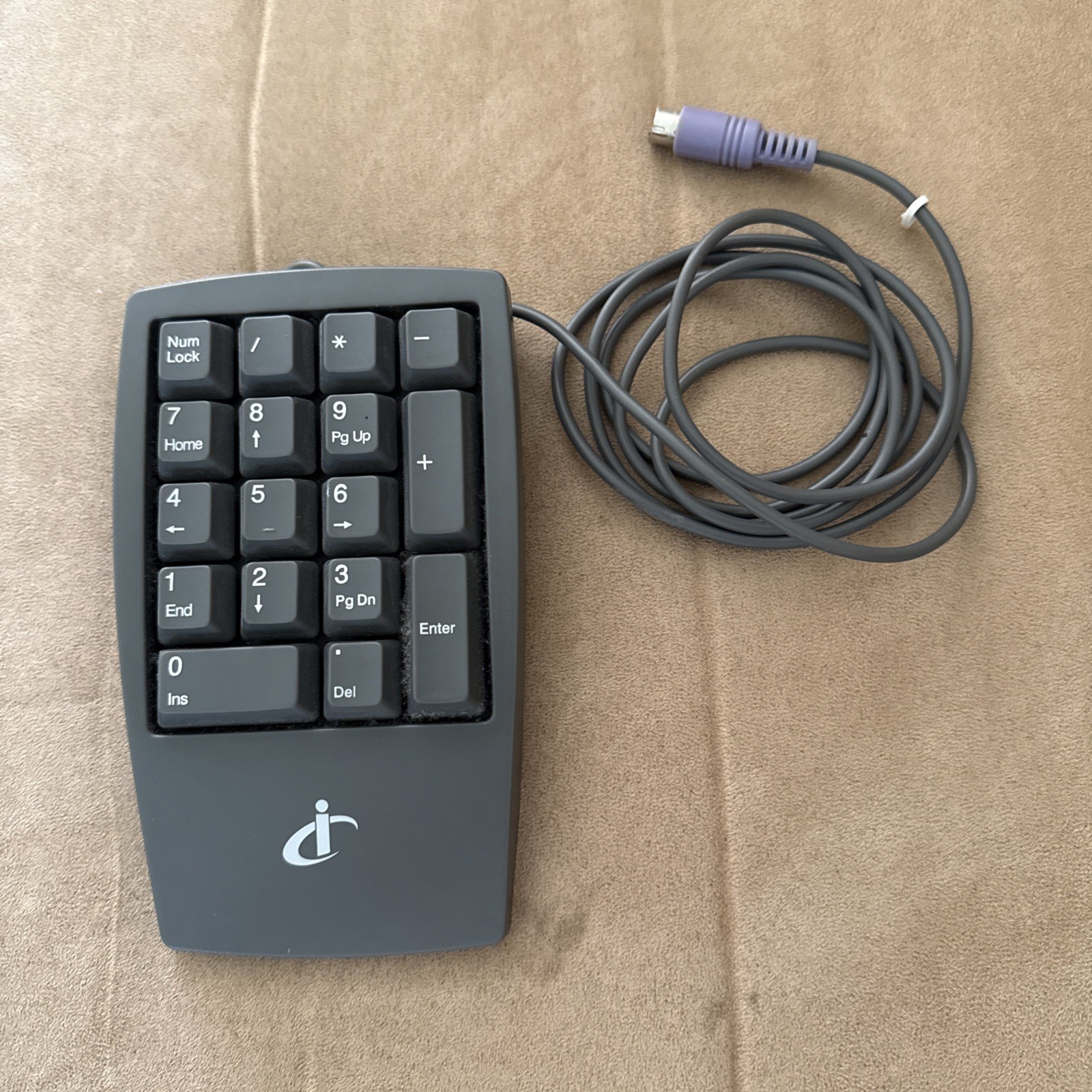 PC NUMERIC KEYBOARD, Model HTK-100, PS-2 INTERFACE, used, tested, WORKS