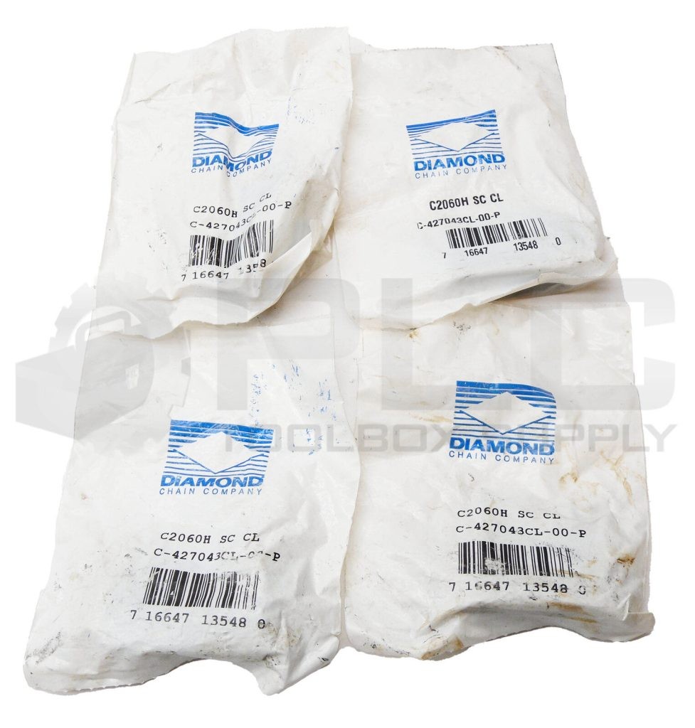 LOT OF 4 NEW SEALED DIAMOND CHAIN C2060H SC CL CONNECTING LINK C-427043CL-00-P