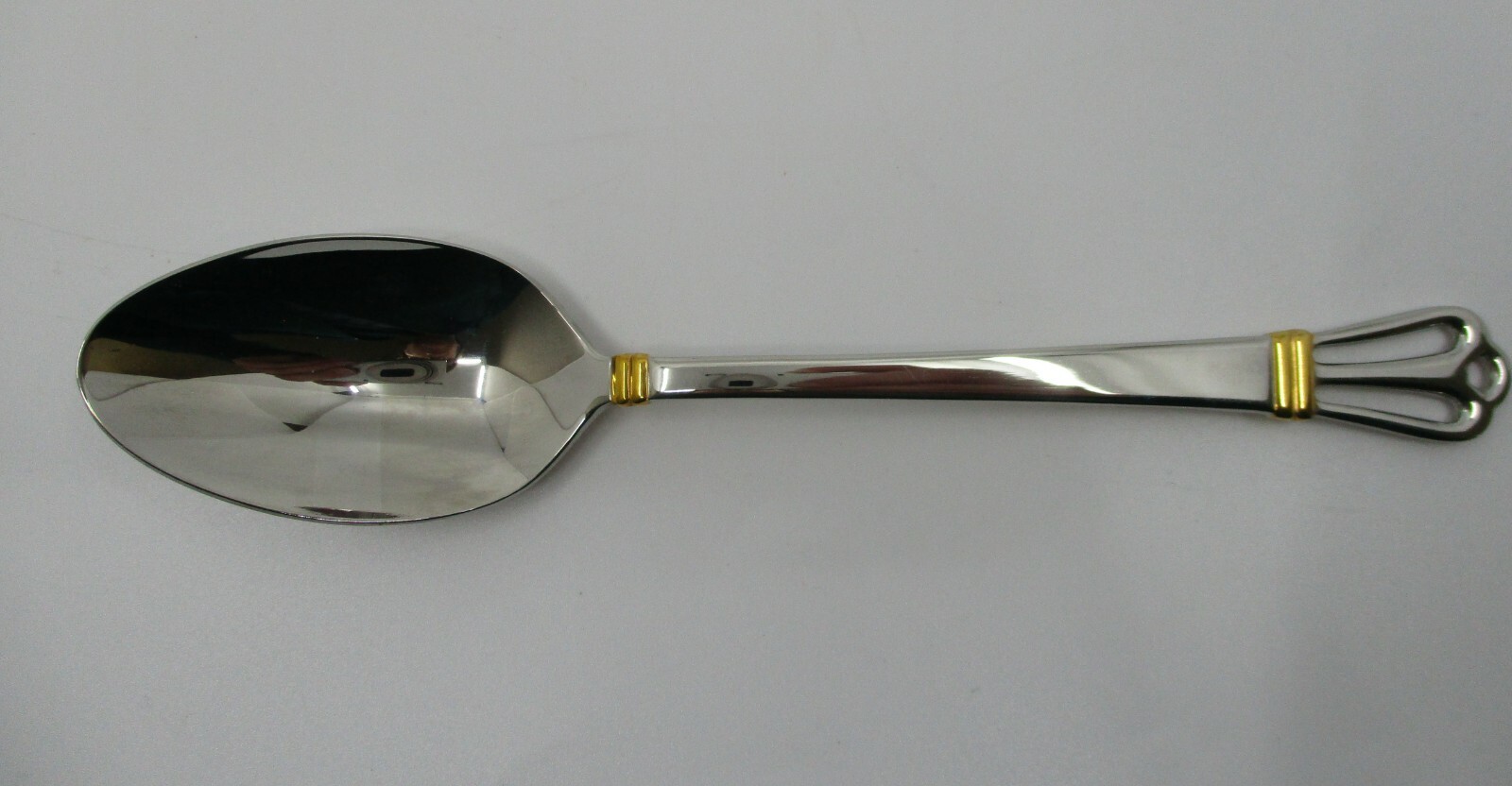 GORHAM STAINLESS CHANCELLOR GOLD TEASPOON   -  6 1/4" - 06I