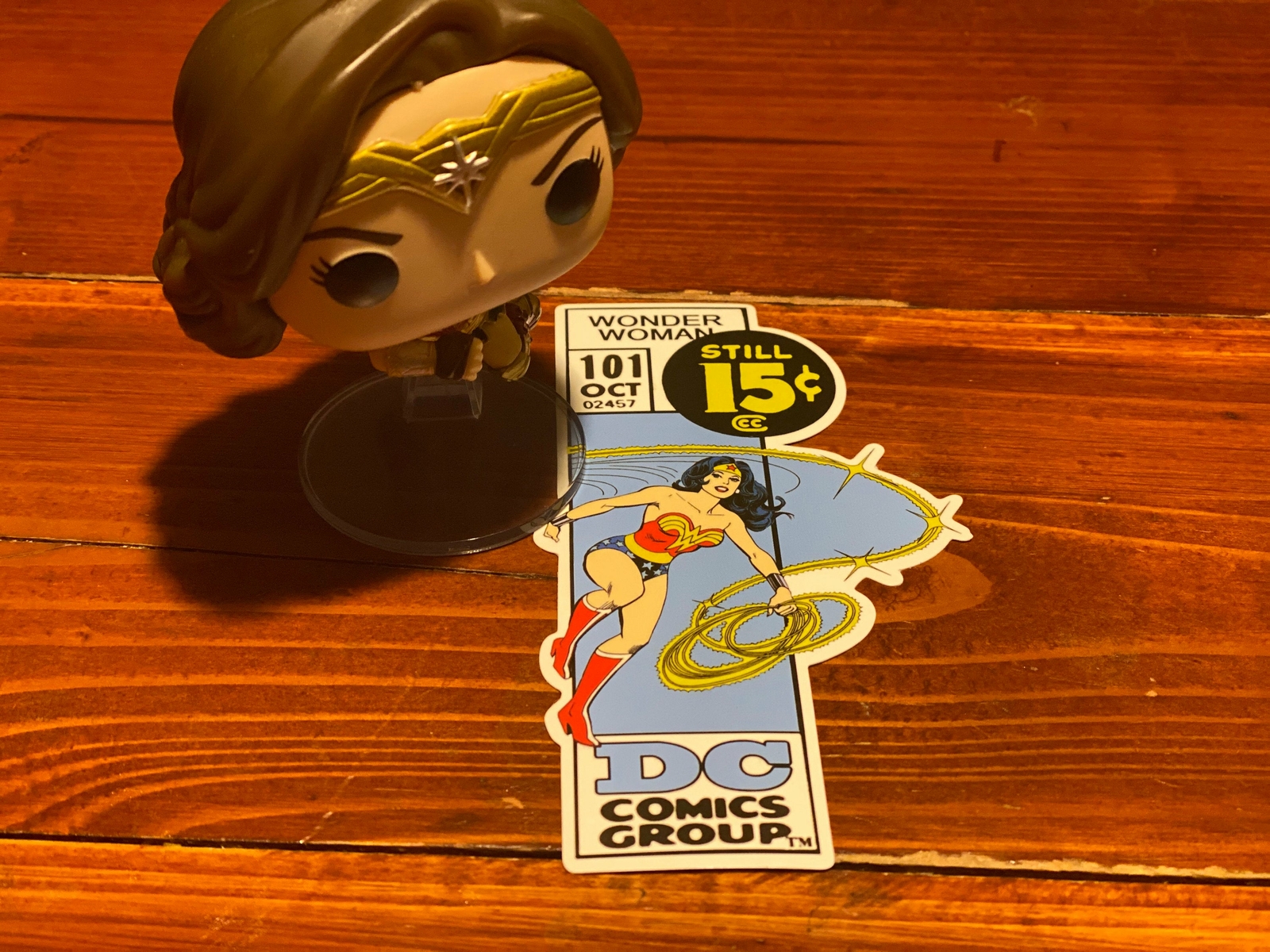 Wonder Woman Marvel Corner Box 5" Decal sticker!