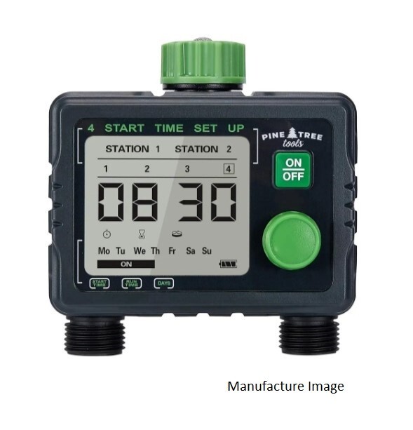 Programmable Water Timer by Pine Tree Automatic & Manual Watering System