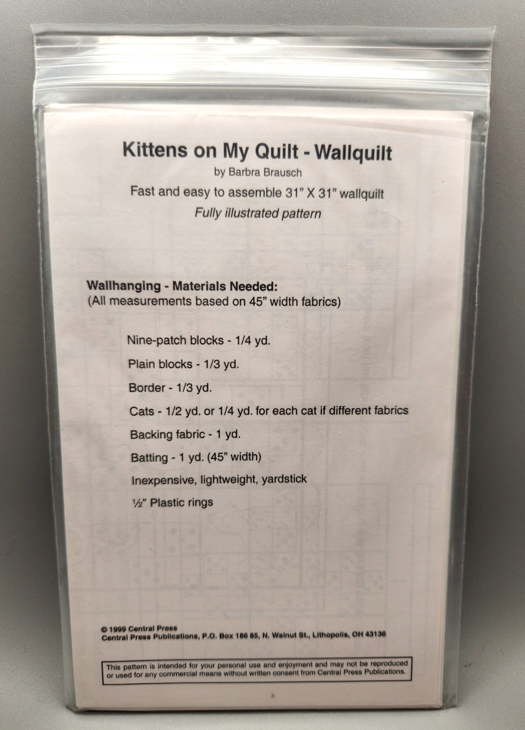 New Expressive Designs Wall Quilt Pattern Kittens On My Quilt