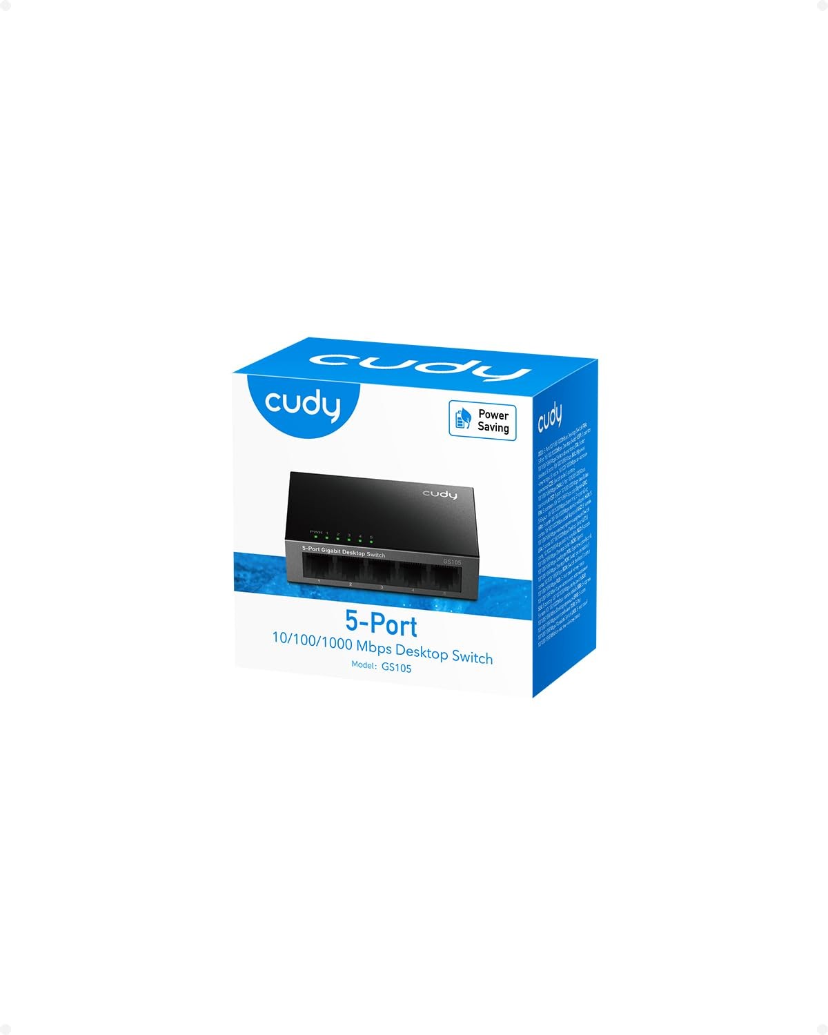 GS105 5-Port Gigabit Unmanaged Ethernet Switch, Network Hub, Ethernet Splitte...