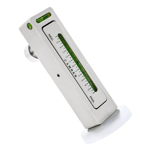 Adjustable Magnetic Gauge Tool, Wheel Camber Caster Pillar Alignment White