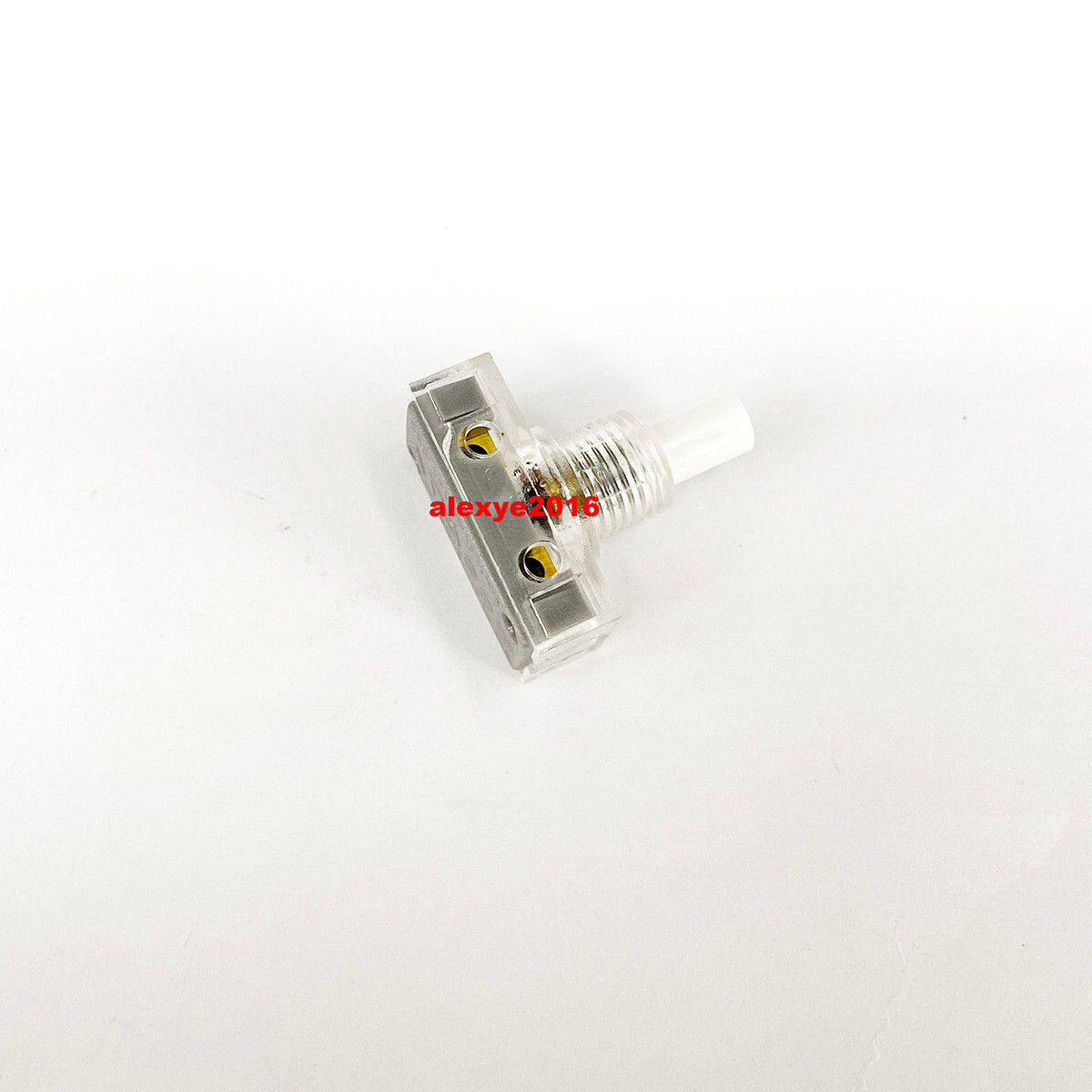 161.052 Pushbutton Switch ON-OFF 2 Positions 4 Wire's Mounting Holes
