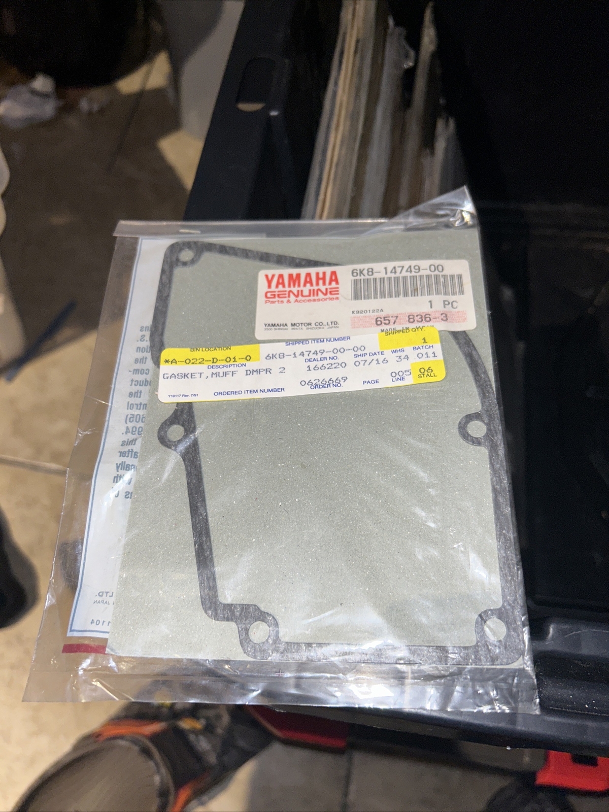 New OEM YAMAHA  6K8-14749-00-00 JMG
