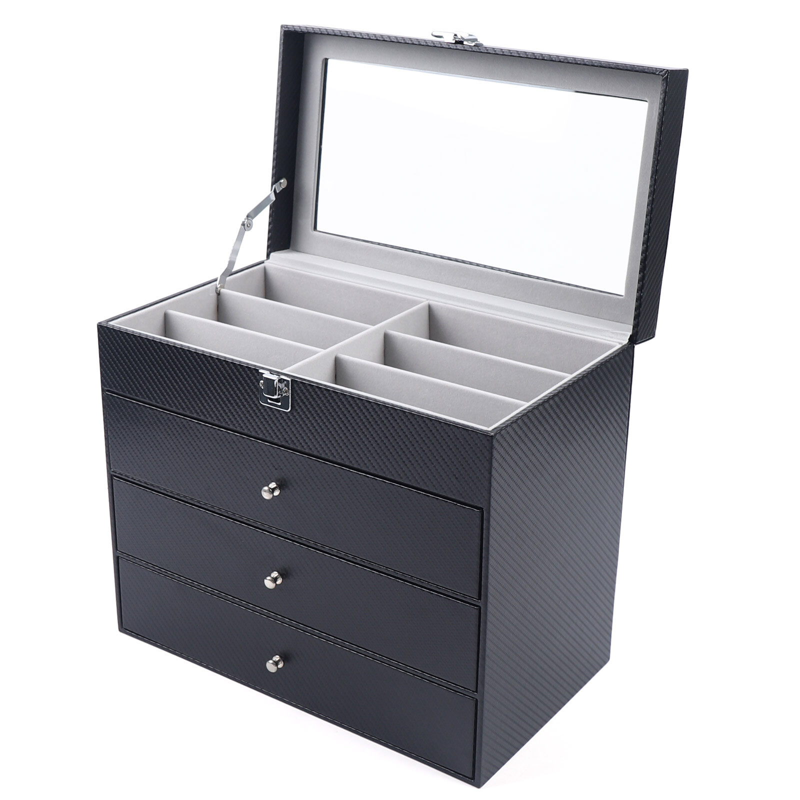 24 Slots Glasses Display Storage Box Organizer 4Layer Sunglasses Eyeglass Holder