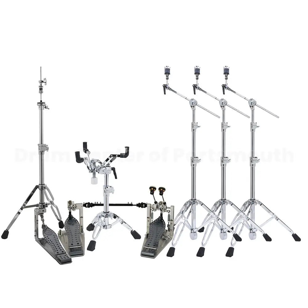 DW 9000X & MDD Hardware Pack w/Double MCD Chain Drive Pedal