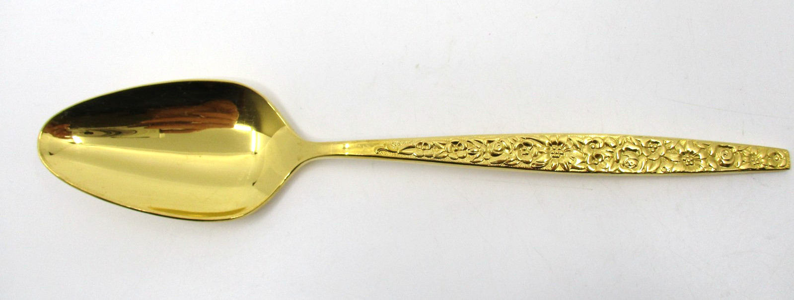 INTERNATIONAL STAINLESS GOLDEN DUBONNET SERVING / TABLESPOON - 8 3/4" - 08I