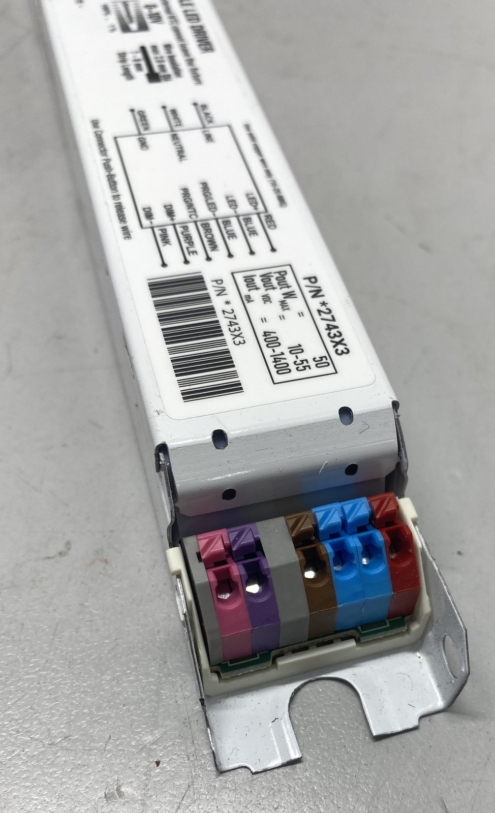 eldoLED Programmable LED Driver 50W Dimmable 2743X3 (BOX OF 10)