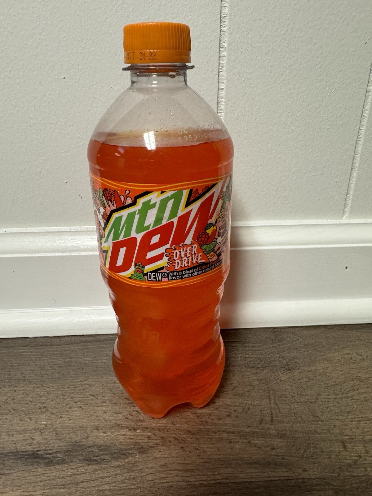 NEW Unopened Mountain Dew Overdrive 20 oz bottle Full