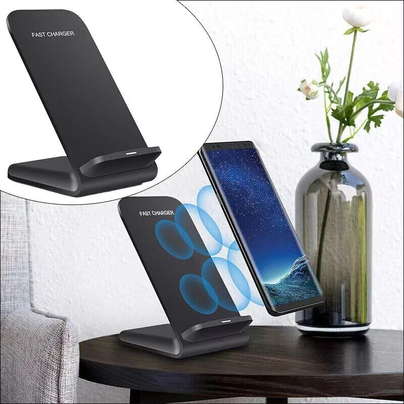 30W Wireless Charger Charging Stand Dock For Samsung iPhone Android Cell Phone