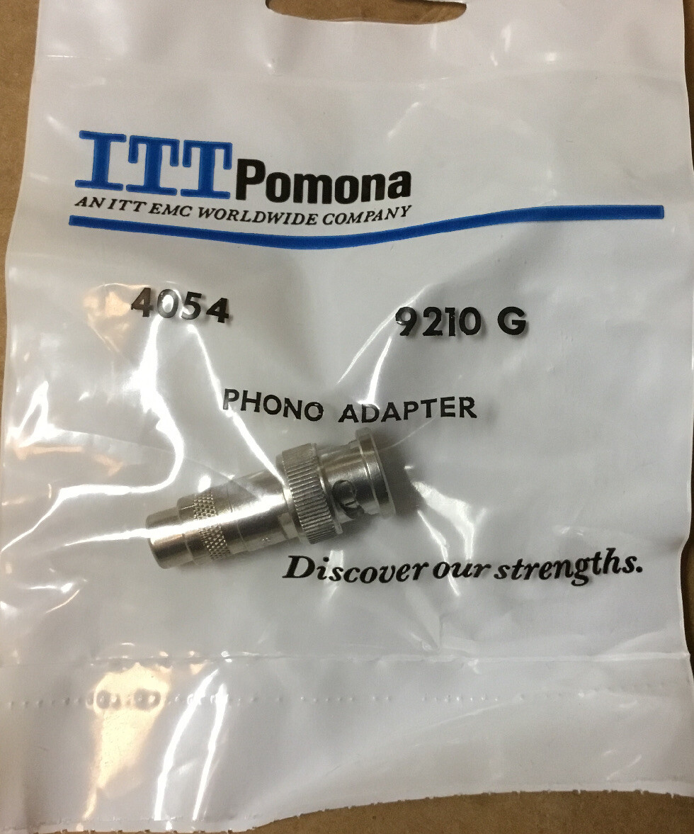 ITT POMONA 4054 PHONO ADAPTER