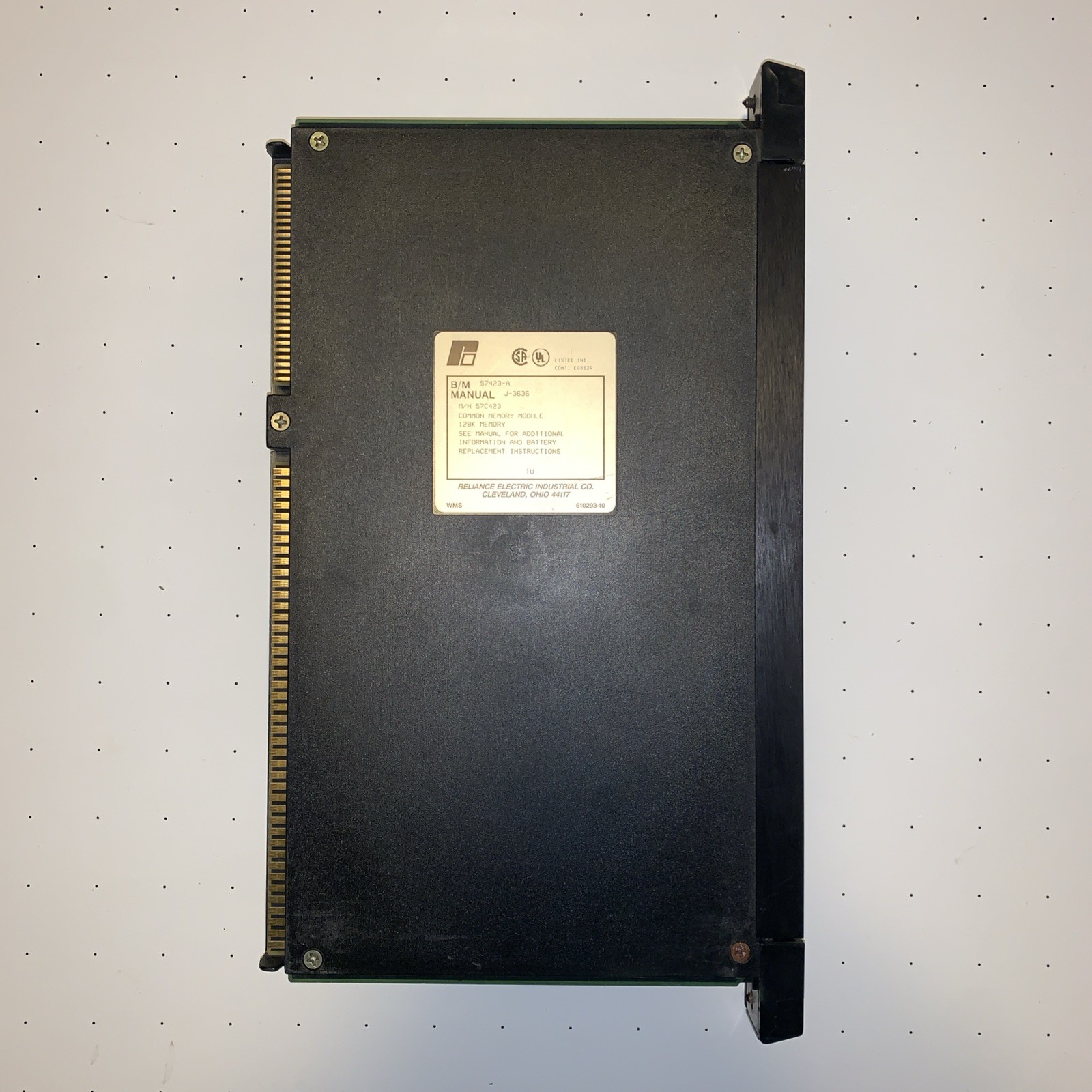 Reliance Electric 57C423 Common Memory Module 128K Memory 57423-A