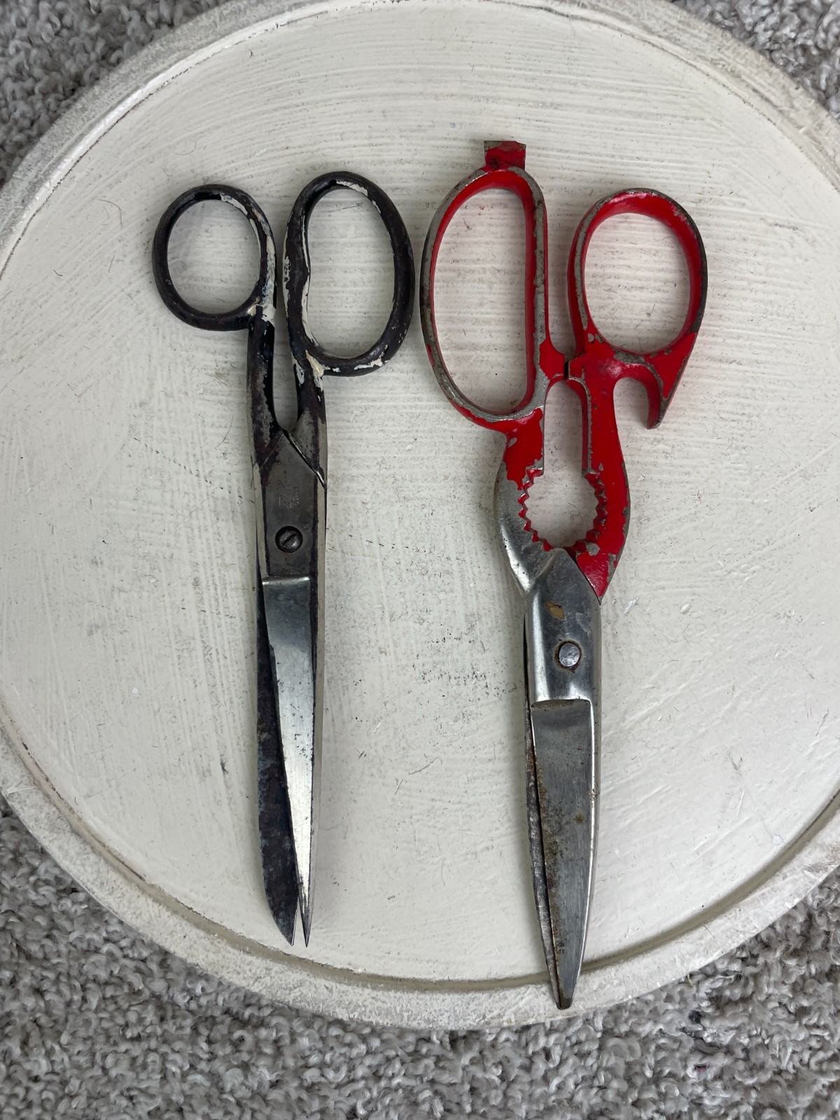 Lot of 2 Elk Vintage Multipurpose Kitchen Shears Bottle Opener Nut Cracker Japan