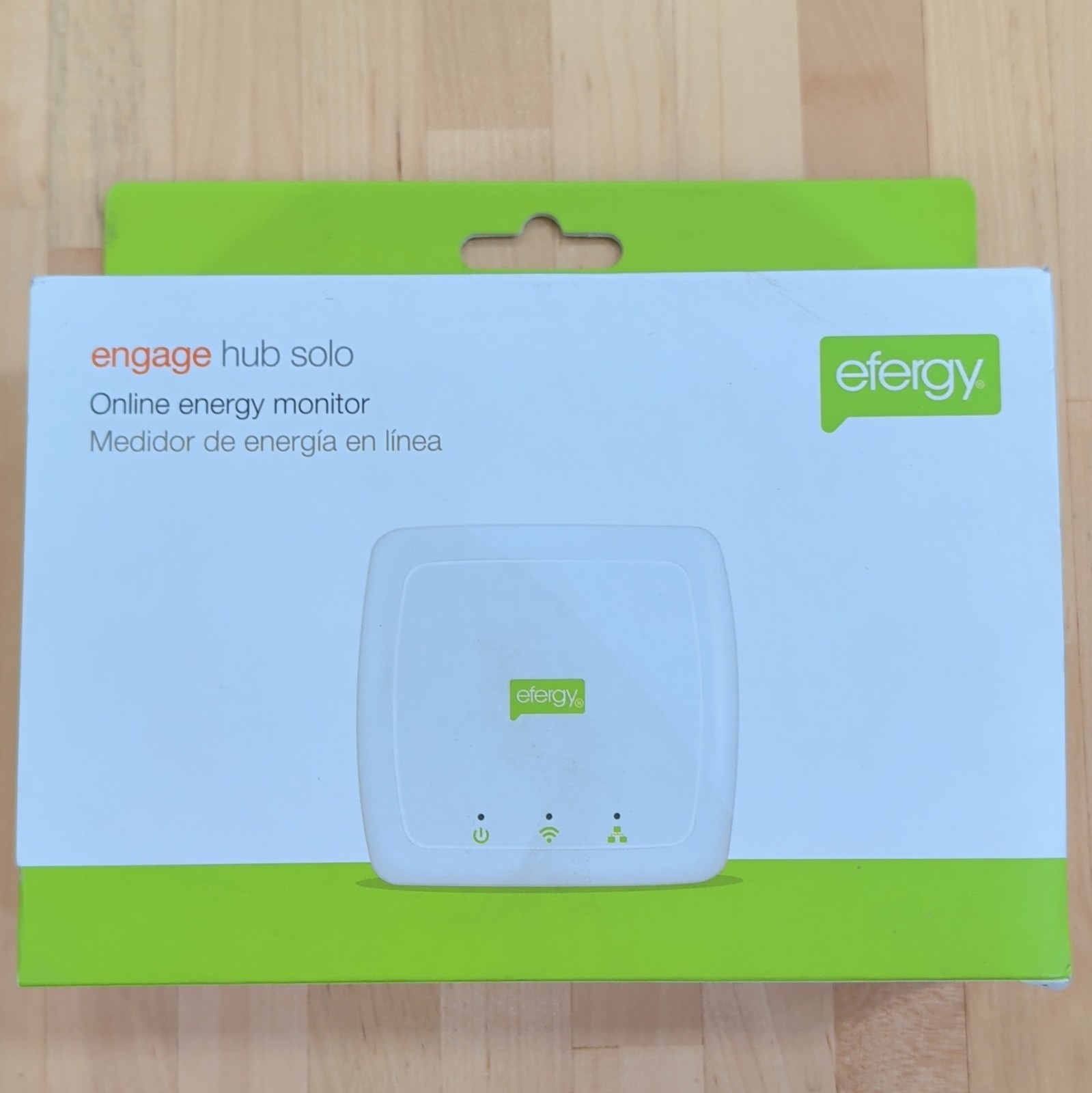 Efergy Engage Hub Solo HH-2.0 Electronic AC LED Online Real-Time Monitor