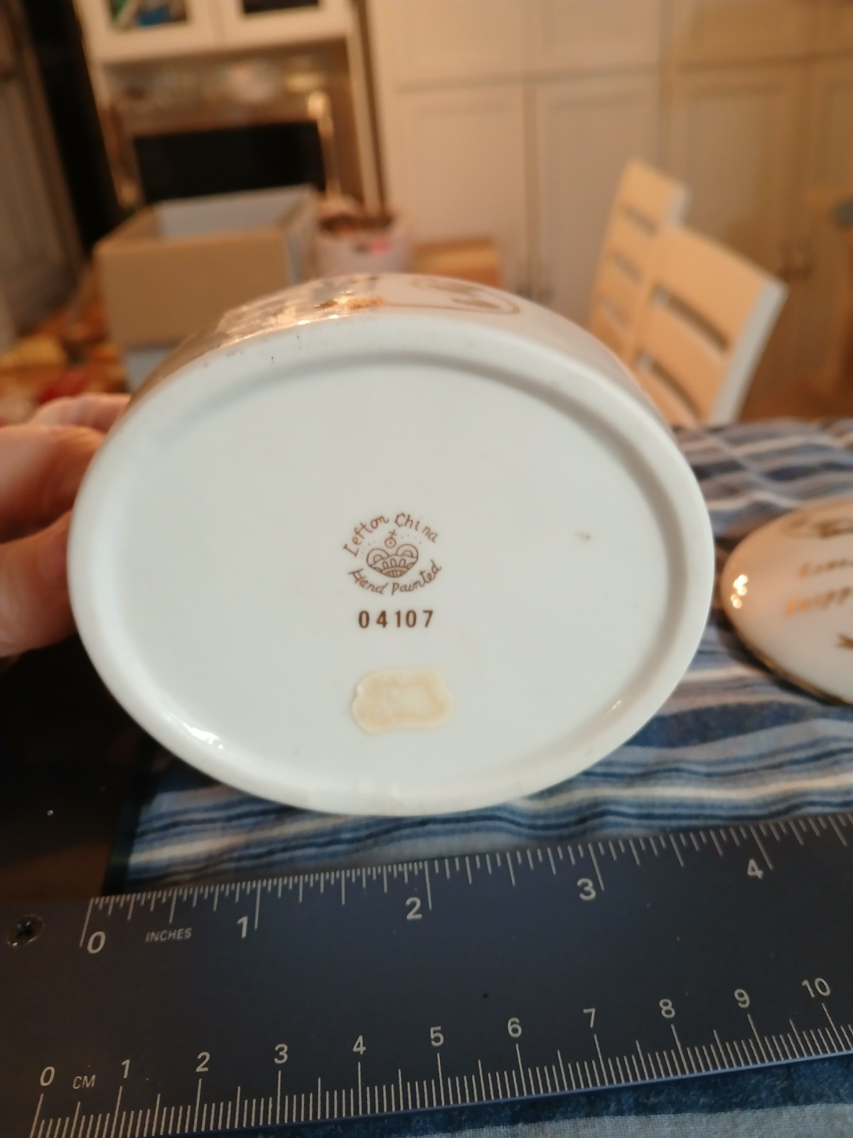 Lefton Ceramic 50 Year Trinket BOX