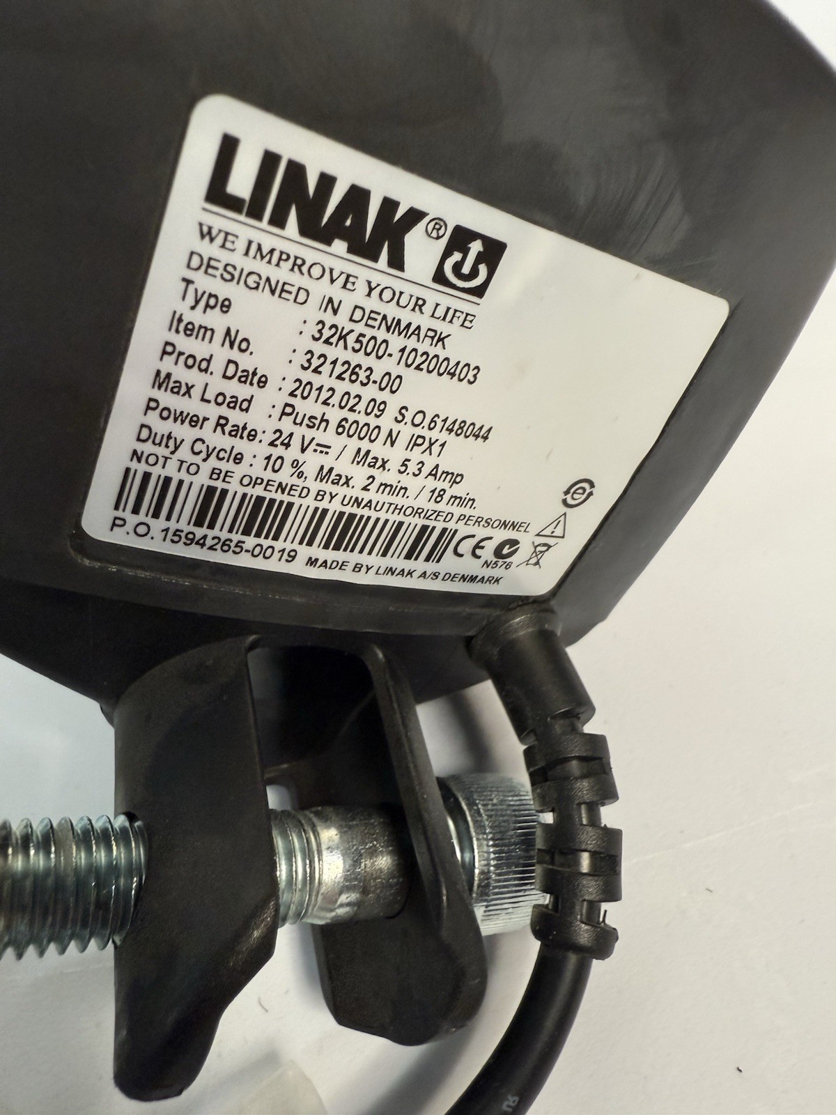 Linak Actuator For Leckey Squiggles Powered Stander