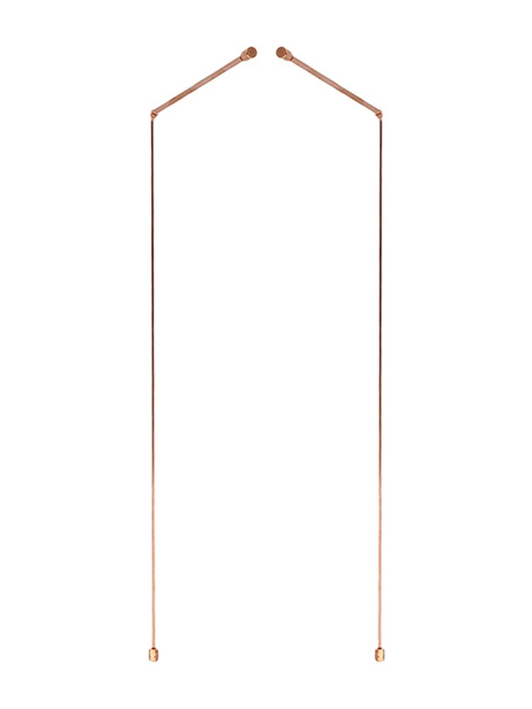 Set of Two Copper Metal Detector Rods for Water and Treasure Discovery