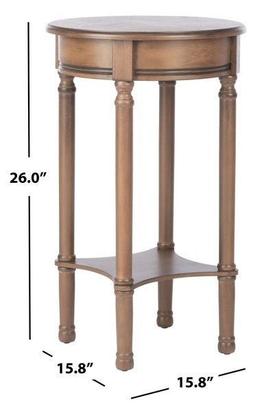 Safavieh TINSLEY ROUND ACCENT TABLE, Reduced Price 4172700634 ACC5717C