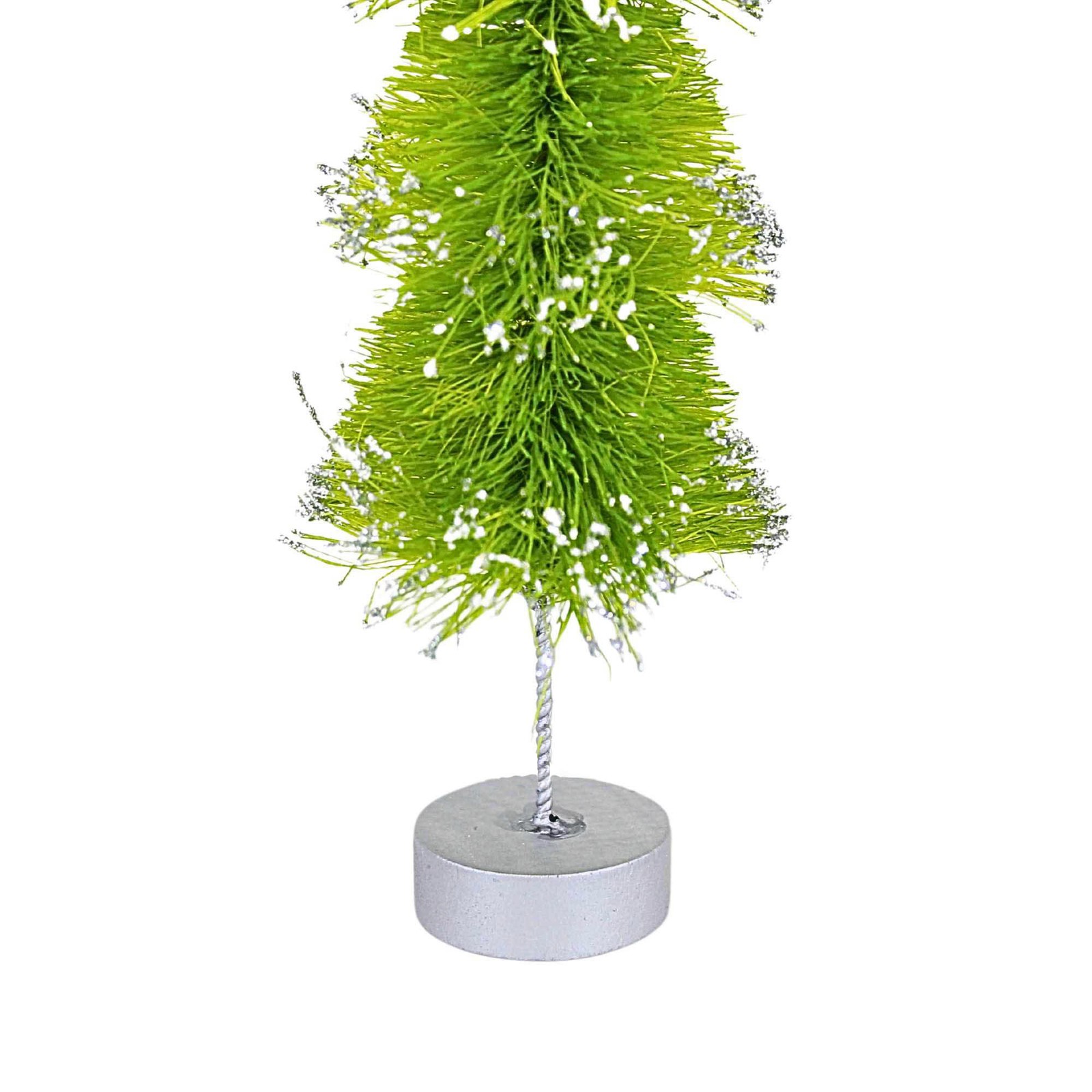 Bethany Lowe Layered Bottle Brush Decorative Sisal Glittered Tree