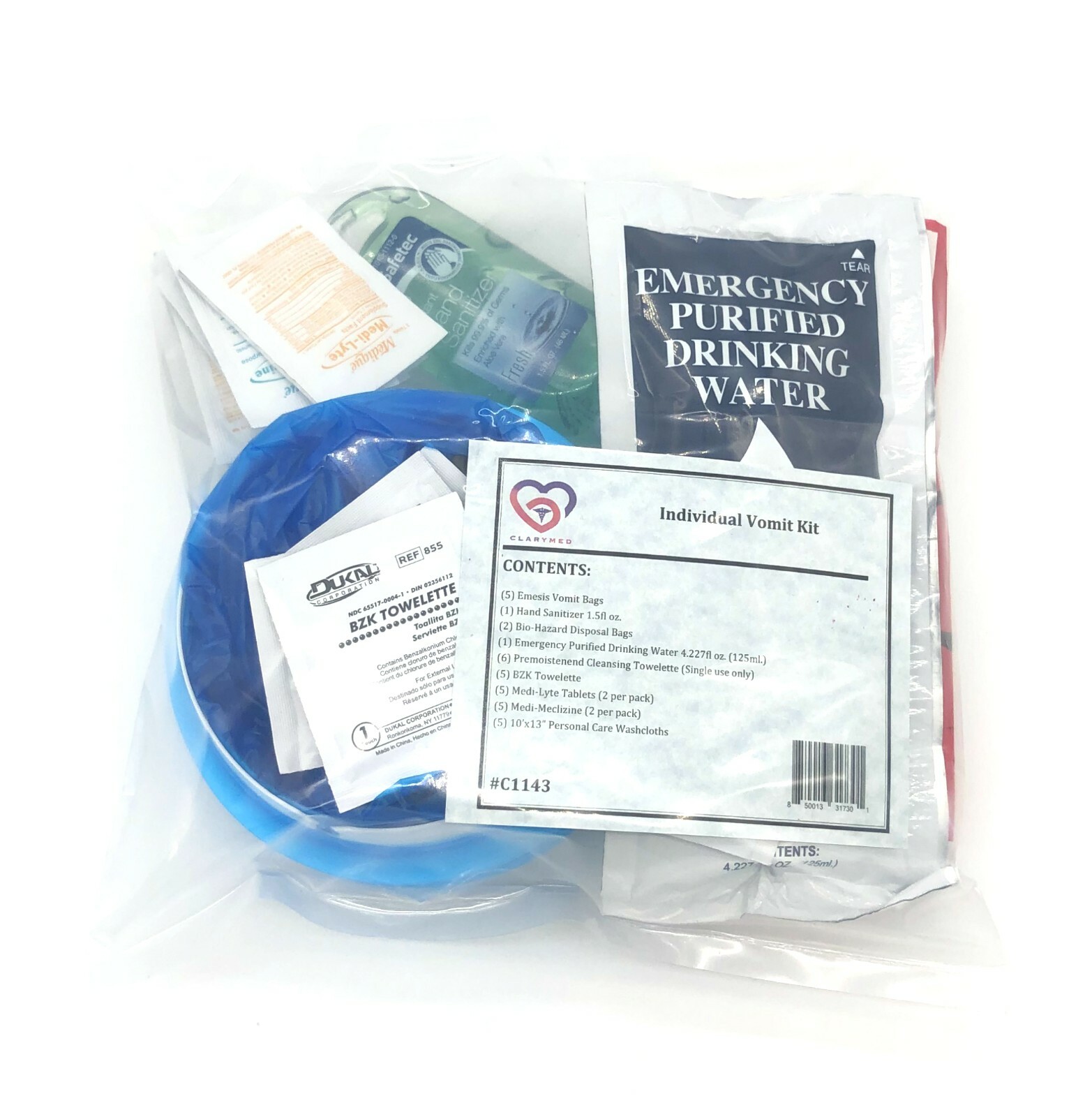 Individual Vomit Kit, For Camping, BOGO, IFAK, C1143