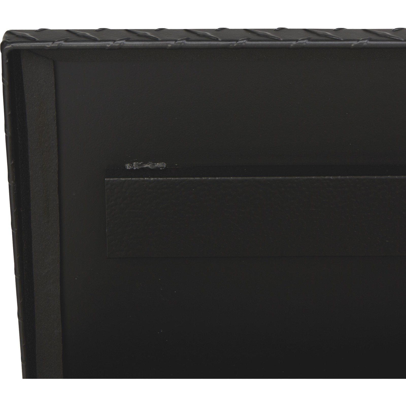 Northern Tool Side-Mount Truck Tool Box, Aluminum, Textured Matte Black, Pull